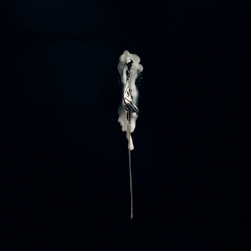 Ondine Earrings | Sculpted Irregular Tassel - Handcrafted S925 Silver