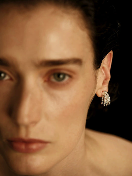 Vatra Earrings | Italian Vintage Tassel Design - Handcrafted S925 Silver