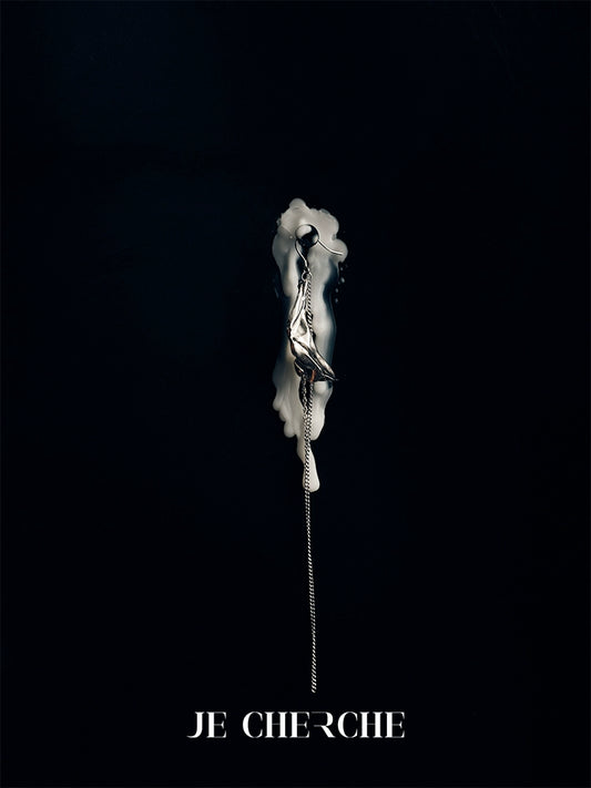 Ondine Earrings | Sculpted Irregular Tassel - Handcrafted S925 Silver