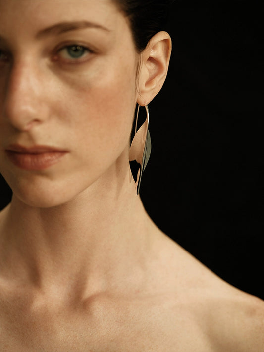 Nérée Earrings | French Vintage Design - Handcrafted S925 Silver