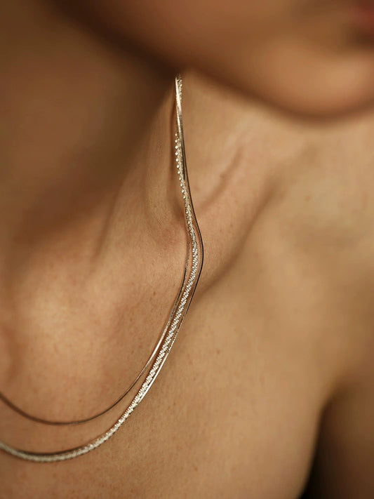 Échine Necklace | Layers - Handcrafted S925 Silver