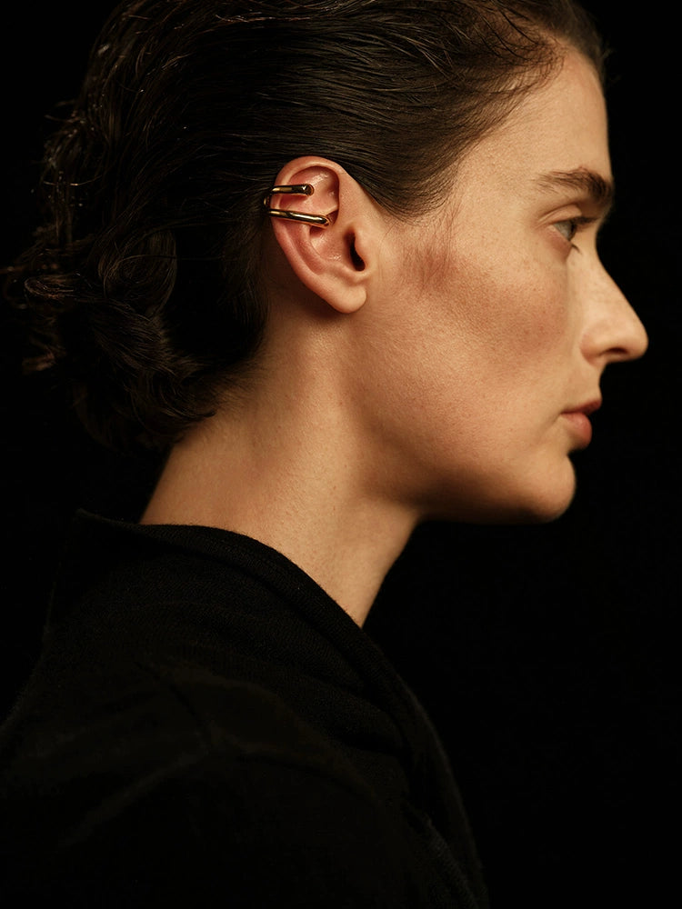 Arco Ear Cuff | Minimalist Clip-On Design - Handcrafted S925 Silver