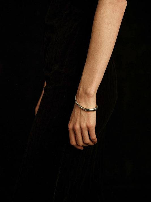 Serra Bracelet | Irregular Minimalist Design - Handcrafted S925 Silver