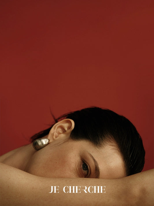 Éloise Earrings | French Aesthetic Drop Design - Platinum or Gold-Plated Copper